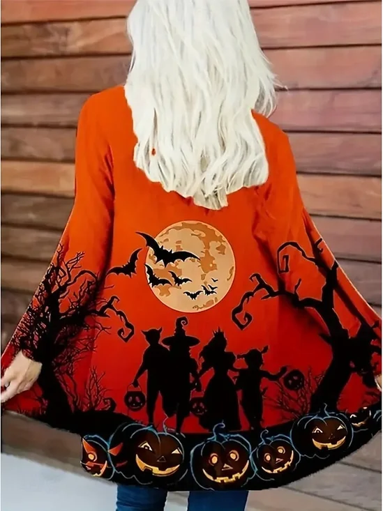 Cotton Party Regular Fit Halloween Kimono