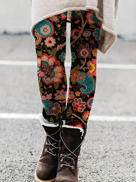 Jersey Casual Printing Leggings