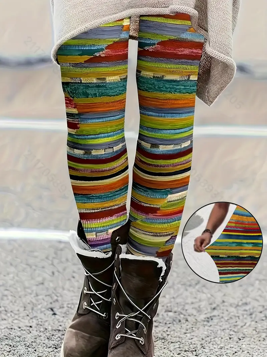 Printing Jersey Casual Leggings