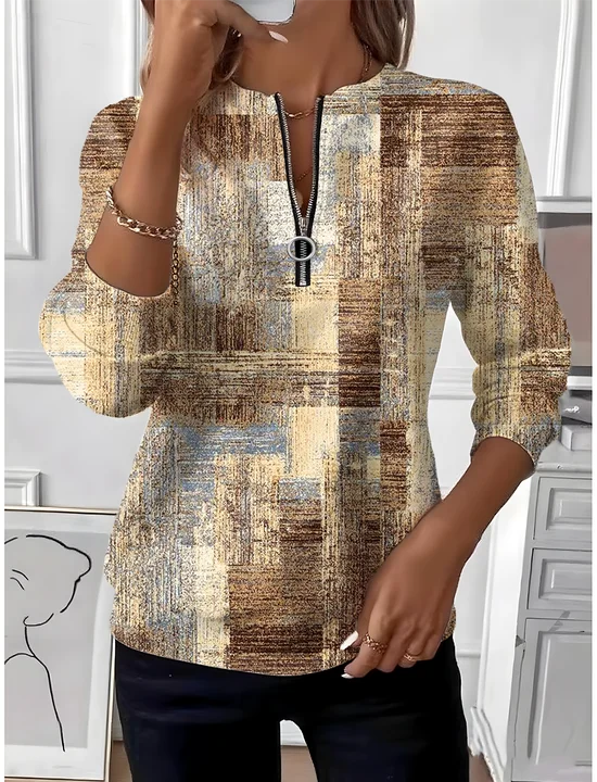 Gradient Pattern Vintage Sweatshirt