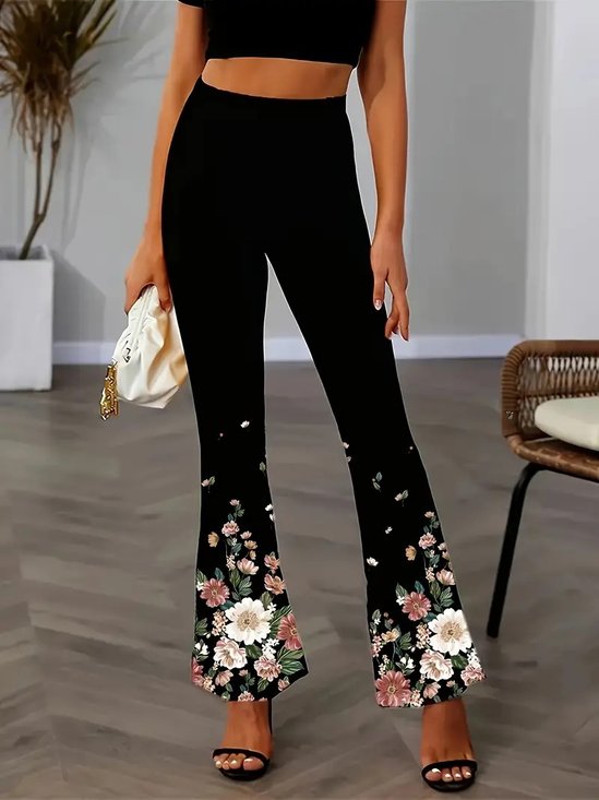 Gradient Pattern Simple Regular Fit Pants
