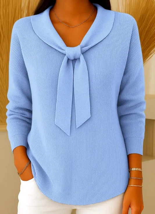 Regular Fit Casual Plain Cotton Sweater