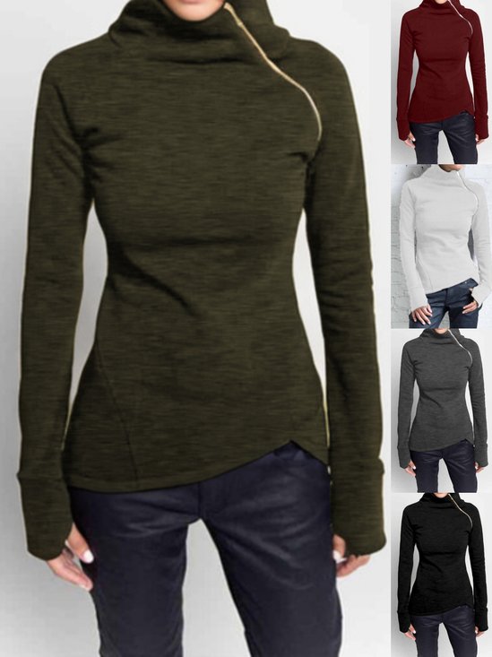 Plain Lady Romance Loose Sweatshirt