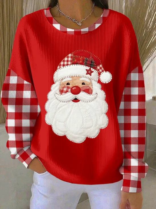 Christmas Casual Printing Sweatshirt