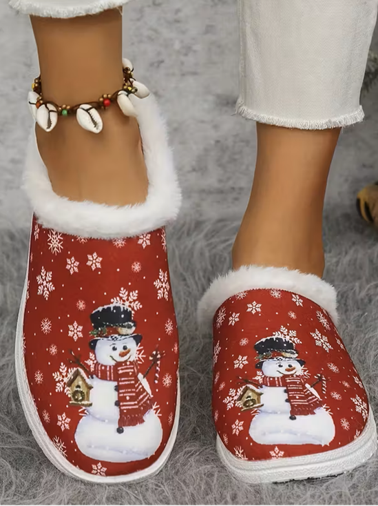 Christmas Cotton All Season House Slippers
