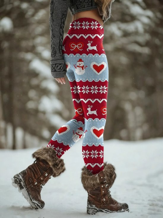 Vintage Tight Christmas Leggings