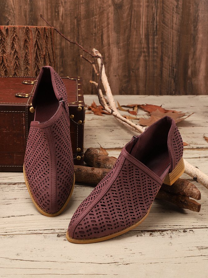 Women Fall Detailed Open Side Flat Sandals
