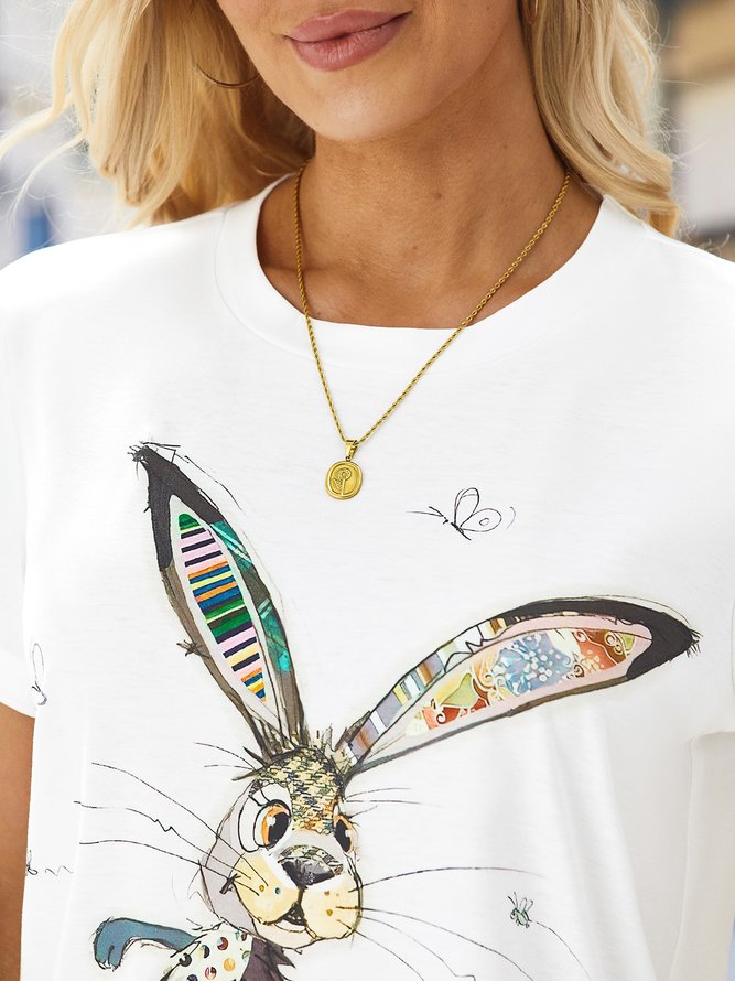 Easter Loose Casual T-Shirt