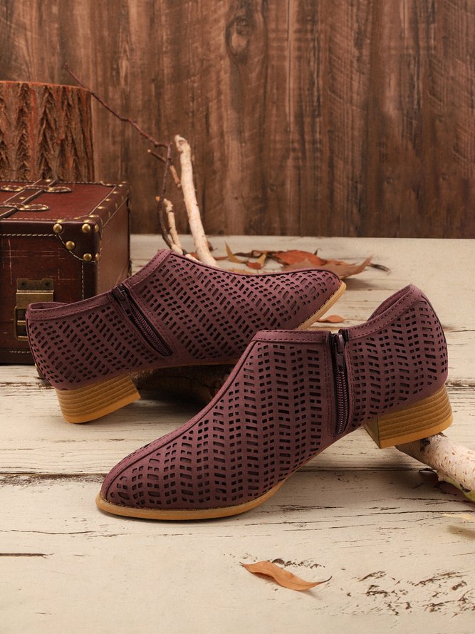 Women Fall Detailed Open Side Flat Sandals