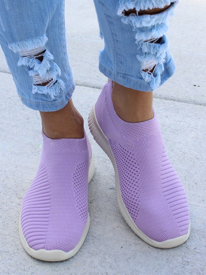 slip on elastic sneakers