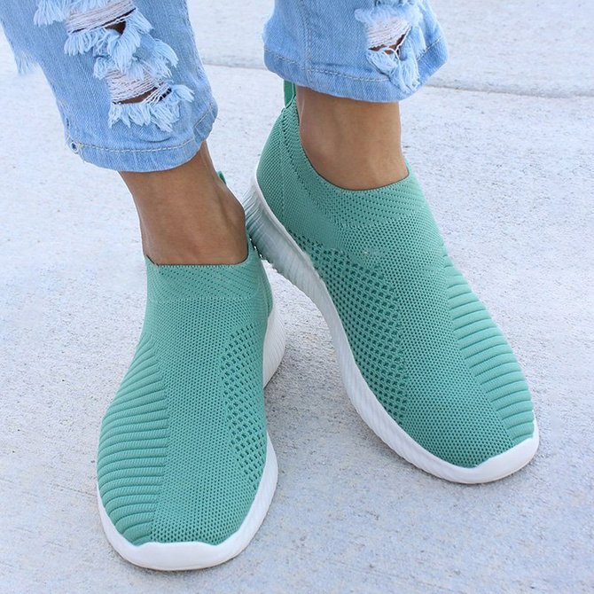breathable jackeline slip on sneakers