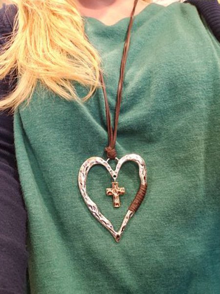 Women Necklace Heart