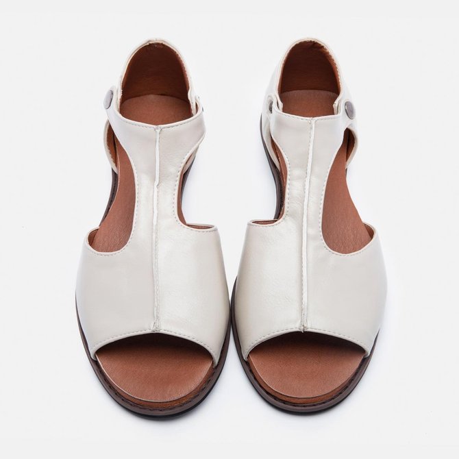 peep toe black flat sandals