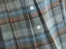 Checkered/Plaid Vintage Floral-Print Skirt