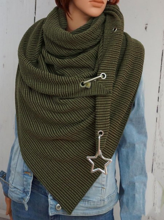 zolucky Cotton-Blend Casual Scarf