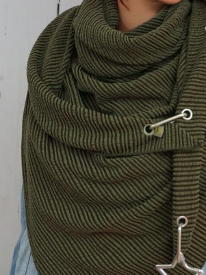 zolucky Cotton-Blend Casual Scarf