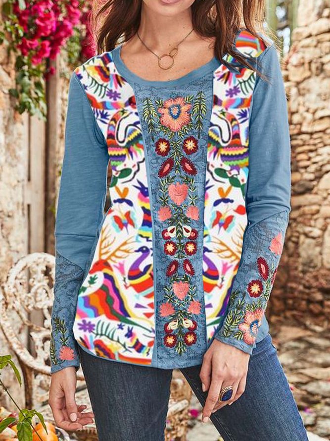 boho vintage tops