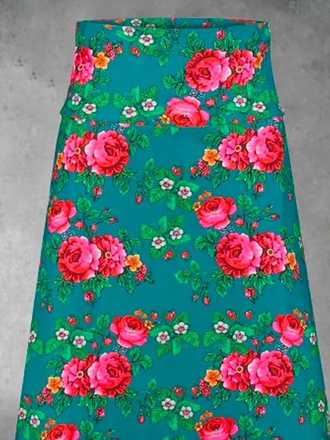 Casual Cotton Skirt