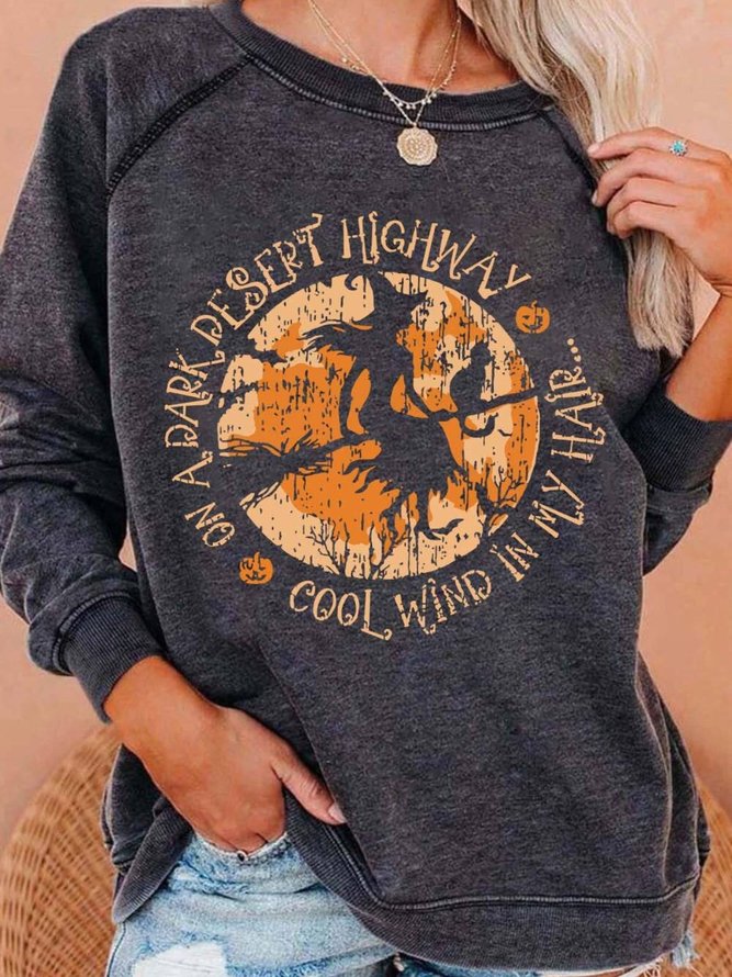 Crew Neck Animal Regular Fit Sweatshirt