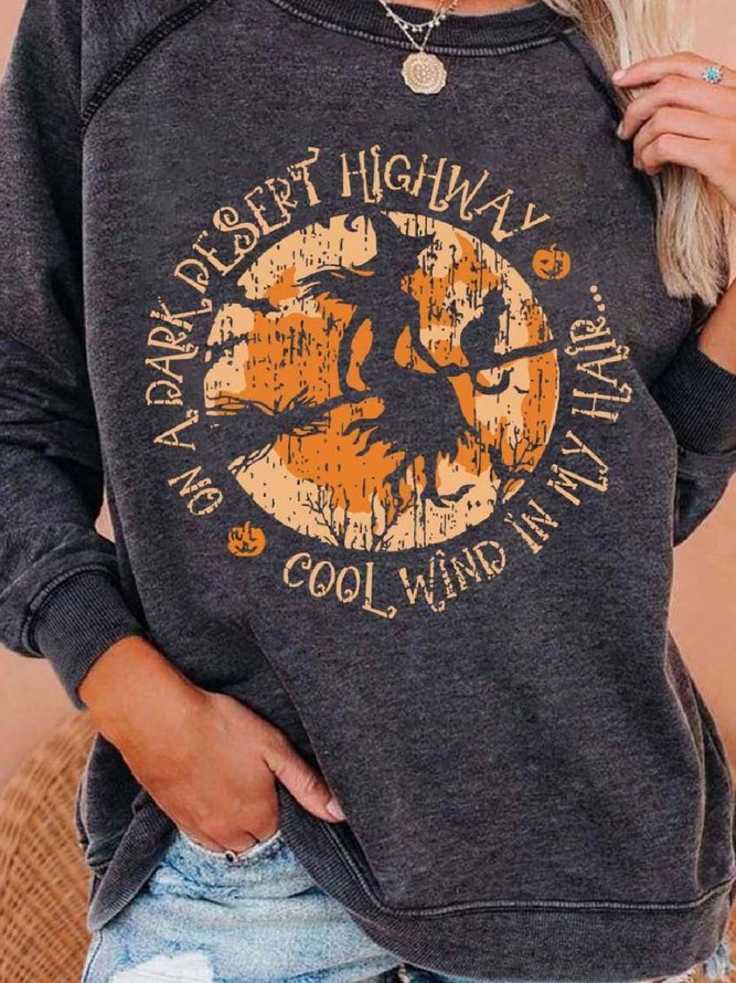 Crew Neck Animal Regular Fit Sweatshirt