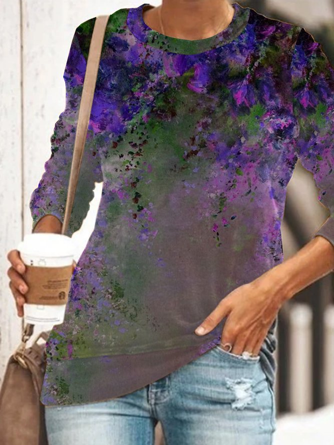 Floral Holiday Sweatshirt