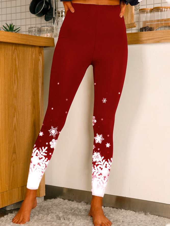 Christmas Skinny Leggings Leggings Xmas Leggings