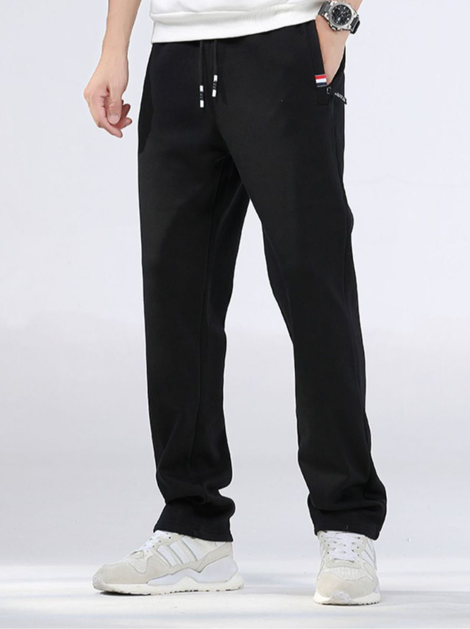 Men's Thick Loose Casual Trousers
