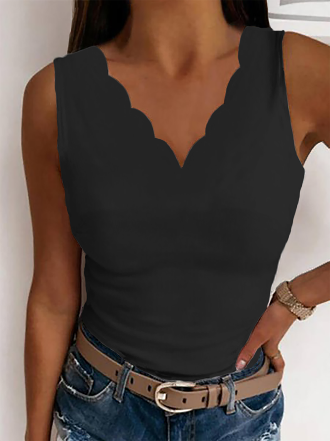 V Neck Sexy Tank Top