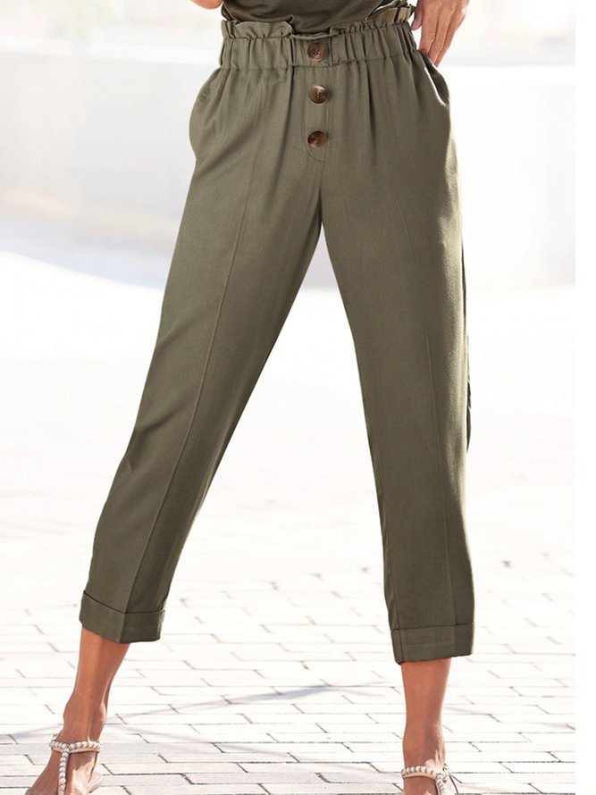 Casual Plain Casual Pants