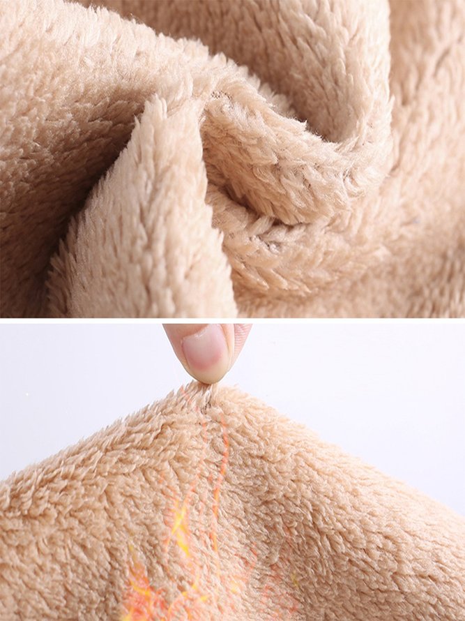 Plain Warmth Casual Leggings