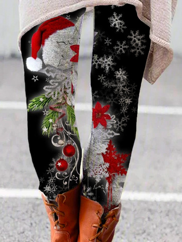 Christmas Casual Leggings Xmas Leggings