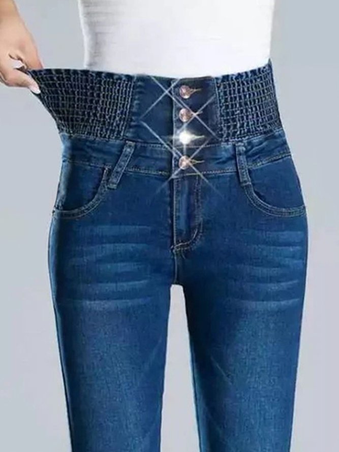 Casual Tight High Elasticity Jeans