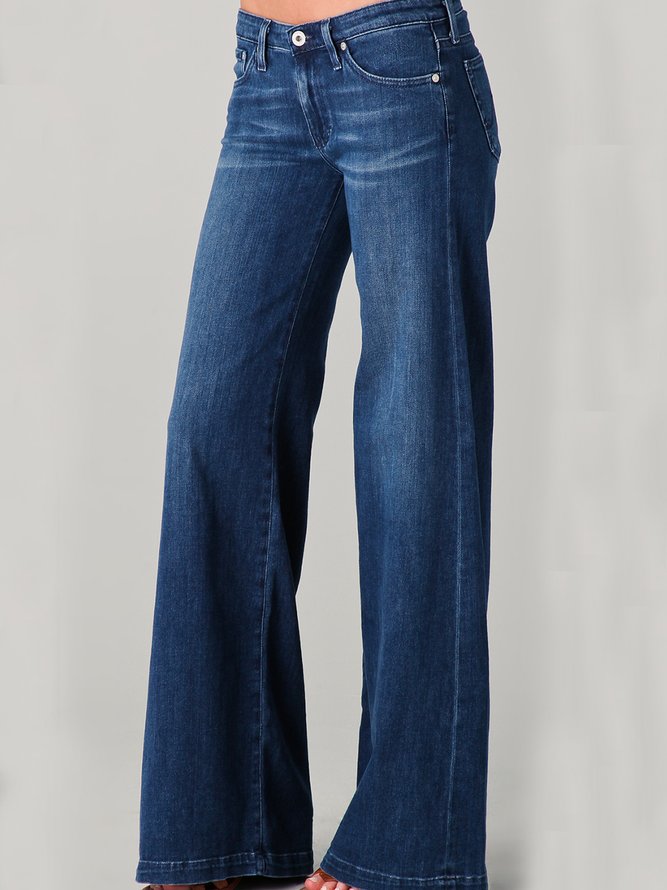 Washing Process Casual Loose Jeans
