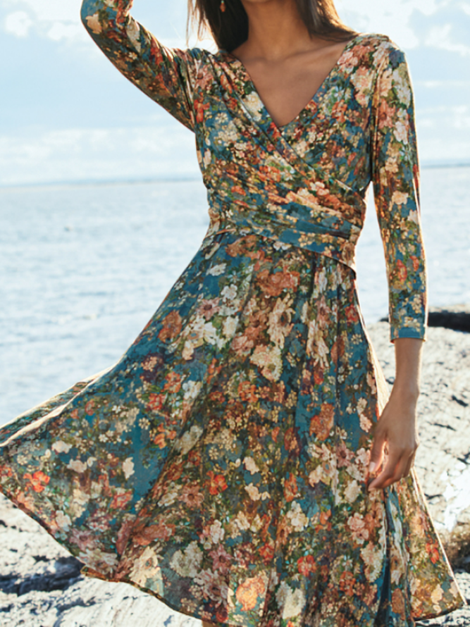 Floral Vacation Dress