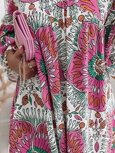 Loose Printing Casual Dress