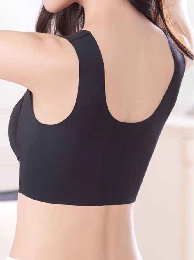 Lace Breathable Tank Top Bra No Trace Sleeping Underwear