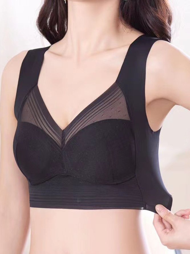 Lace Breathable Tank Top Bra No Trace Sleeping Underwear