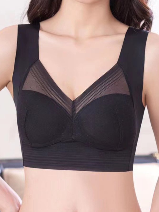 Lace Breathable Tank Top Bra No Trace Sleeping Underwear