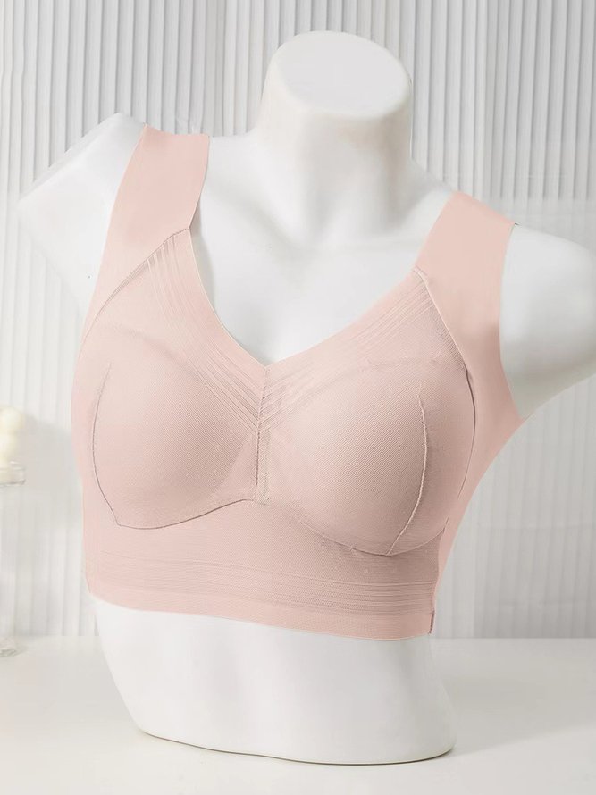 Lace Breathable Tank Top Bra No Trace Sleeping Underwear