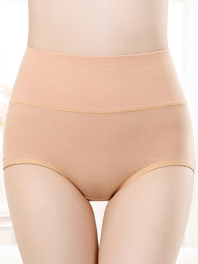 Cotton Breathable High Waist Briefs