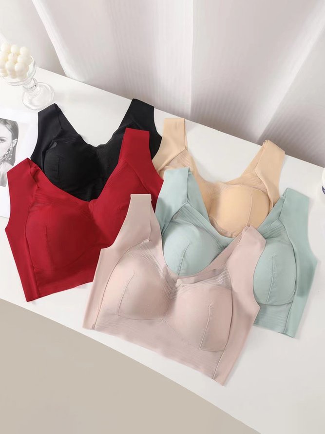 Lace Breathable Tank Top Bra No Trace Sleeping Underwear