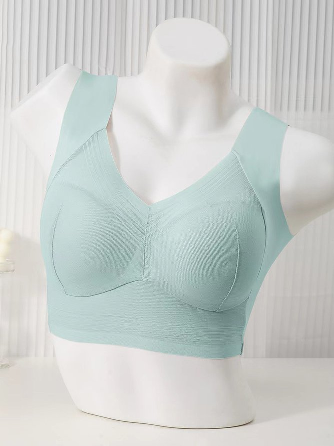 Lace Breathable Tank Top Bra No Trace Sleeping Underwear