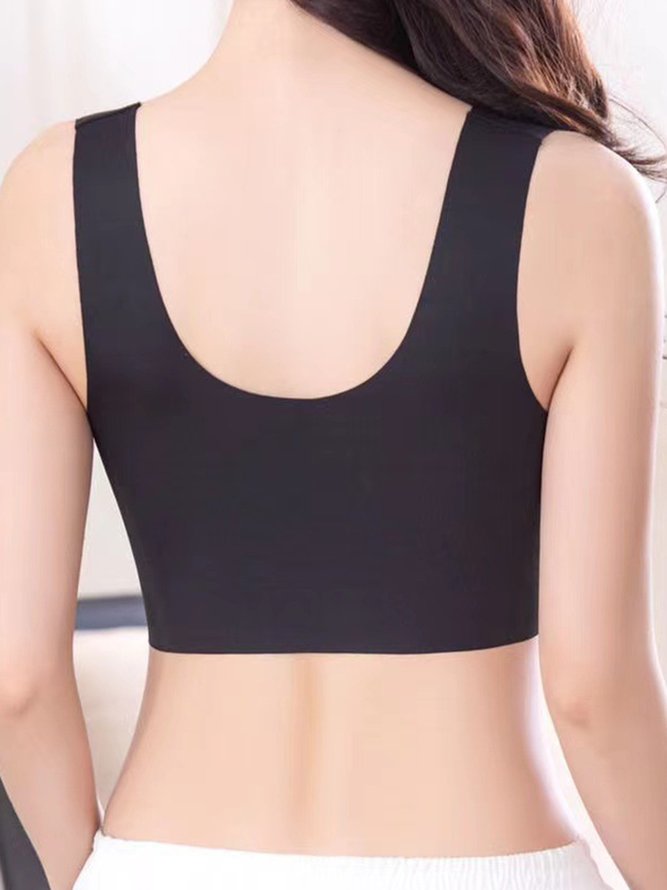 Lace Breathable Tank Top Bra No Trace Sleeping Underwear