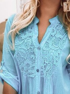 V Neck Loose Casual Dress