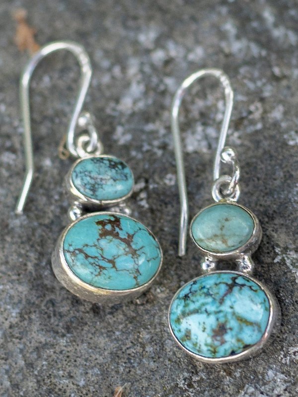Vintage Simple Turquoise Earrings