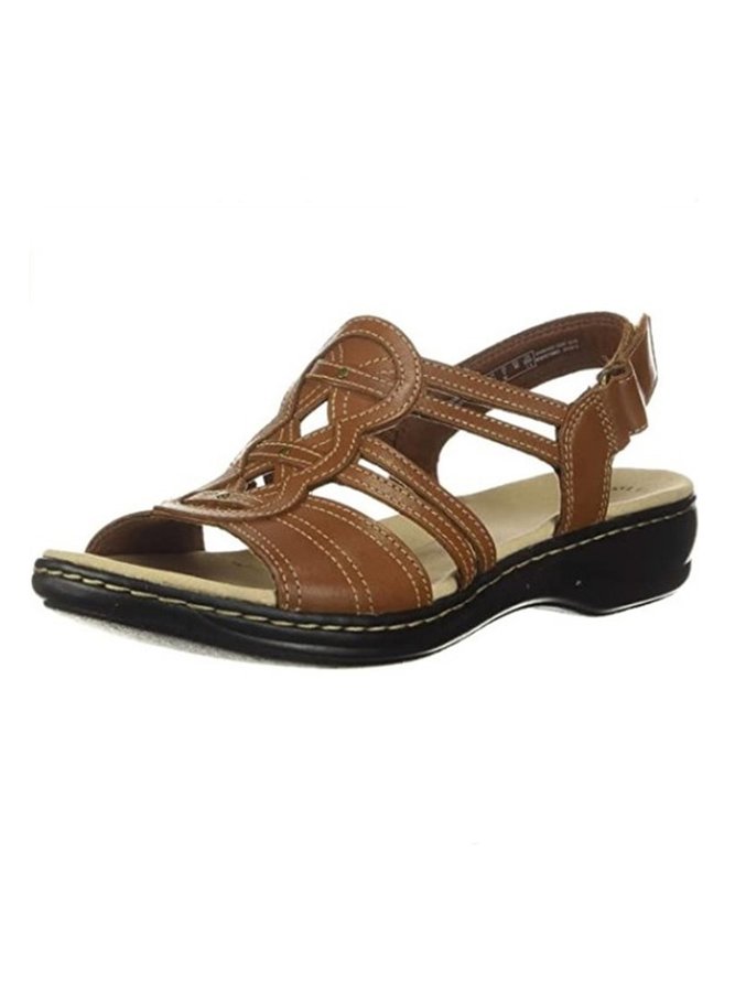 Retro Comfort Soft Sole Hollow Strap Sandals
