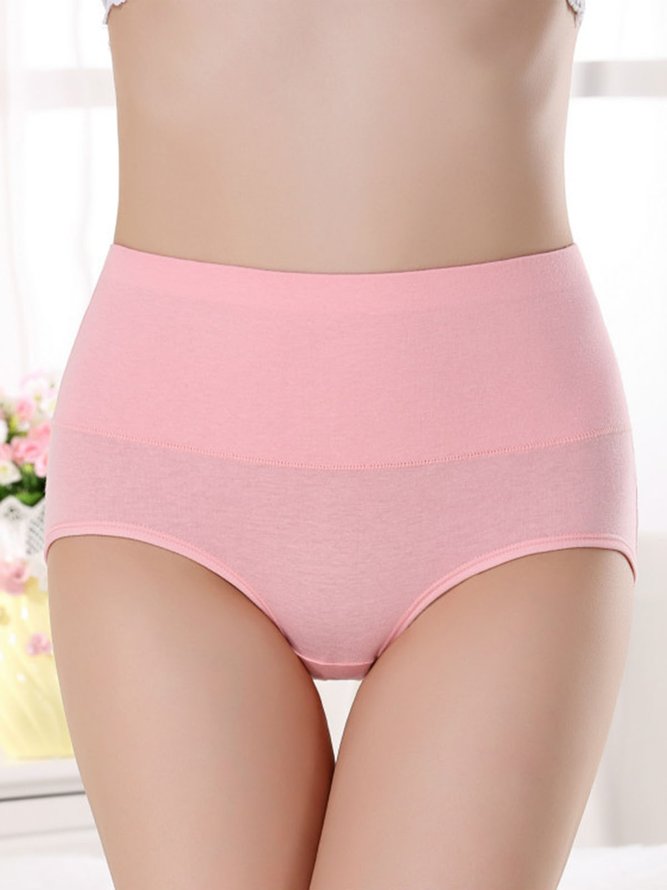 Cotton Breathable High Waist Briefs