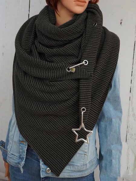 zolucky Cotton-Blend Casual Scarf