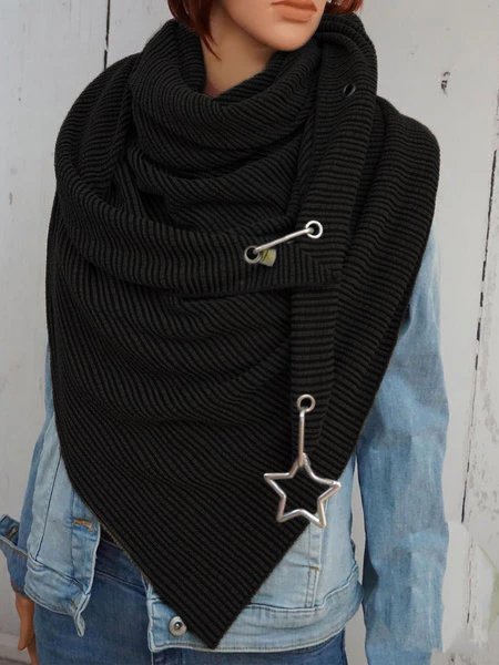 zolucky Cotton-Blend Casual Scarf