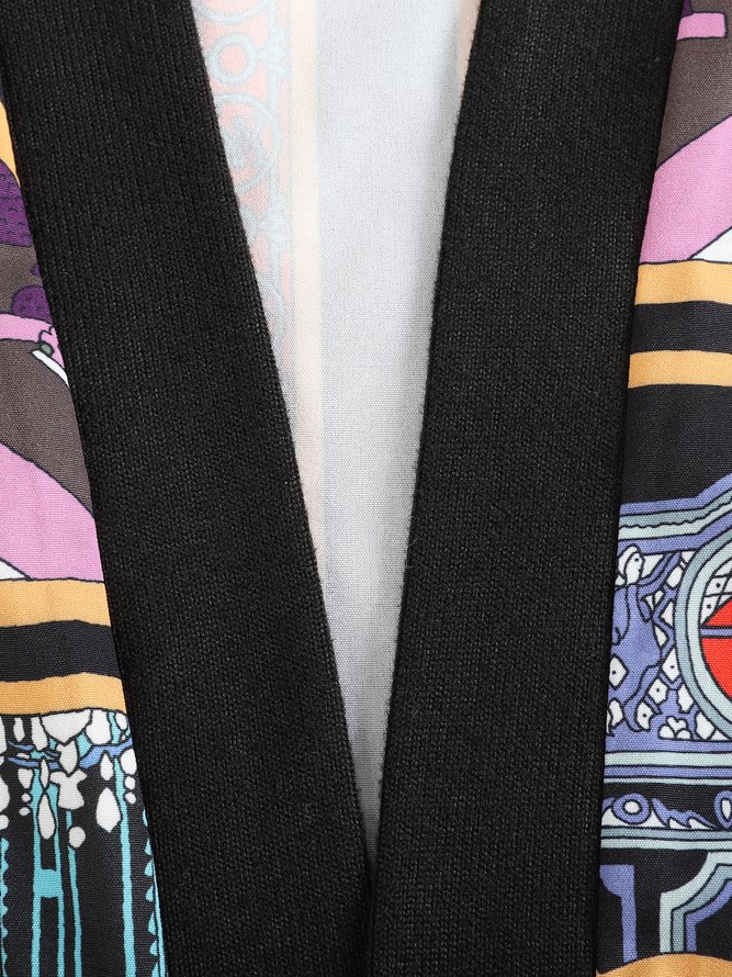 Vacation V Neck Loosen Knit coat